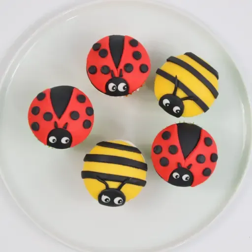 Bees and ladybirds